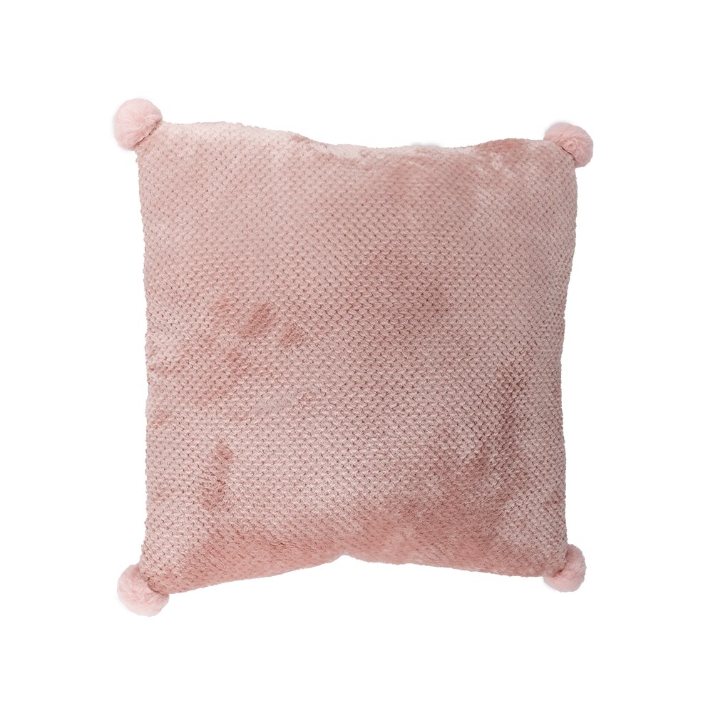 Cojín Suave Cuadrado Rosa 45cm $359