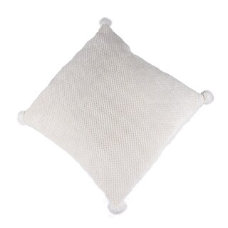 Foto 4 | Cojín Suave Cuadrado Blanco 45cm