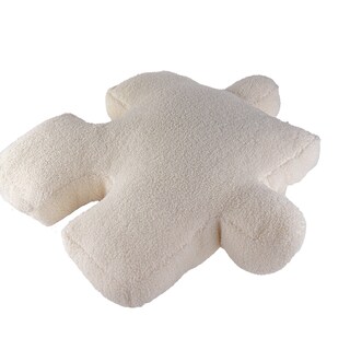 Foto 2 | Cojín Suave Rompecabezas Blanco 55 Cm