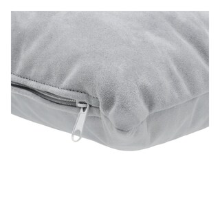 Foto 3 | Cojines Decorativos Rectangulares Gris Edelweiss Para Sala Y Recámara Con Relleno 2 Piezas