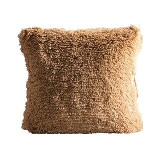 Foto 1 | Cojín Textura Suave Shaggy Poliéster Caramel Concord
