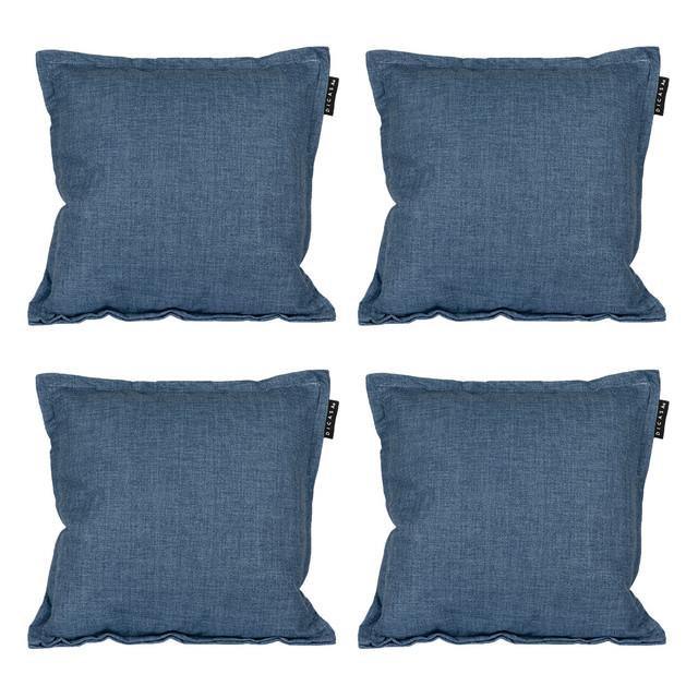 Foto 1 | Cojin Decorativo Dicasa Cuadrado Set De 4 Kappa Belucci Ocean Azul