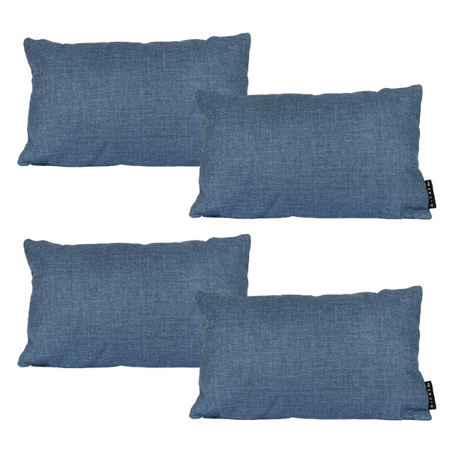 Foto 2 pulgar | Cojin Decorativo Riñonera Rectangular Set De 4 Delta Belucci Ocean Azul