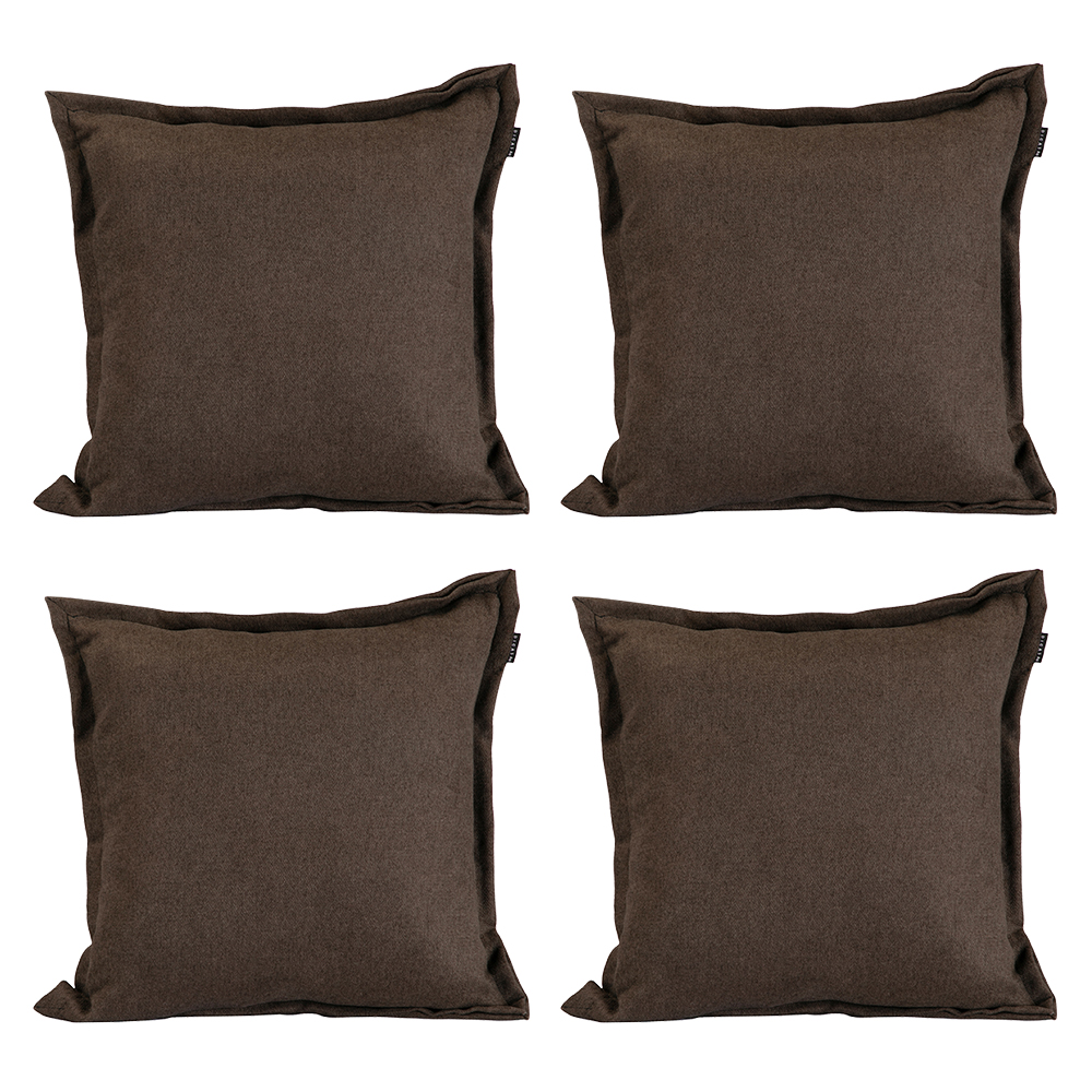 Cojin Decorativo Cuadrado Set De 4 Kappa Enjoy Chocolate
