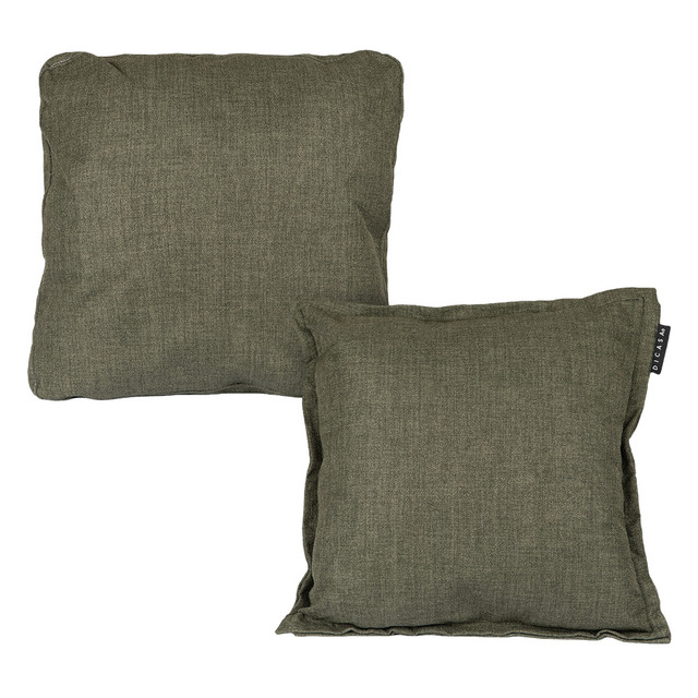 Foto 1 | Set De 2 Cojines (1 Cuadrado + 1 Cuadrado Grande) Kappa Zita Belucci Olive Verde