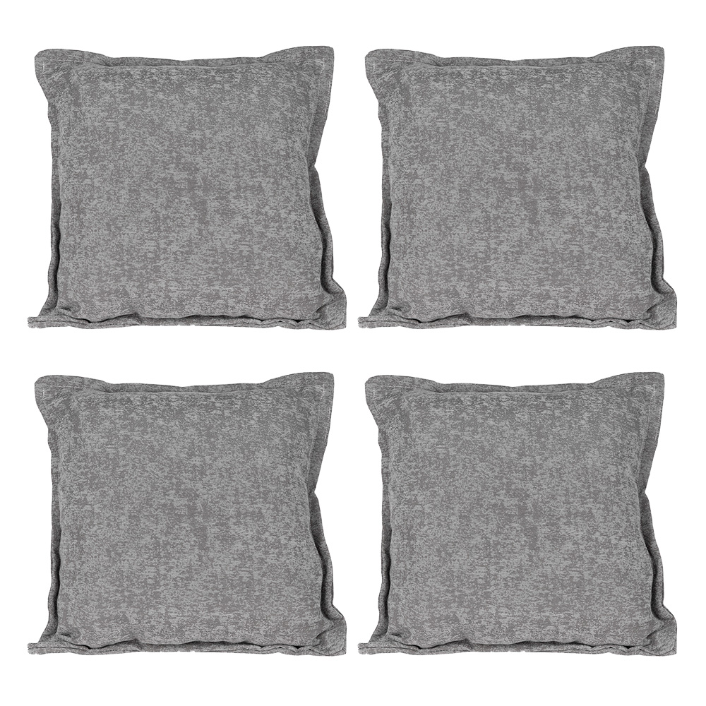 Cojin Decorativo Cuadrado Set De 4 Kappa Acero