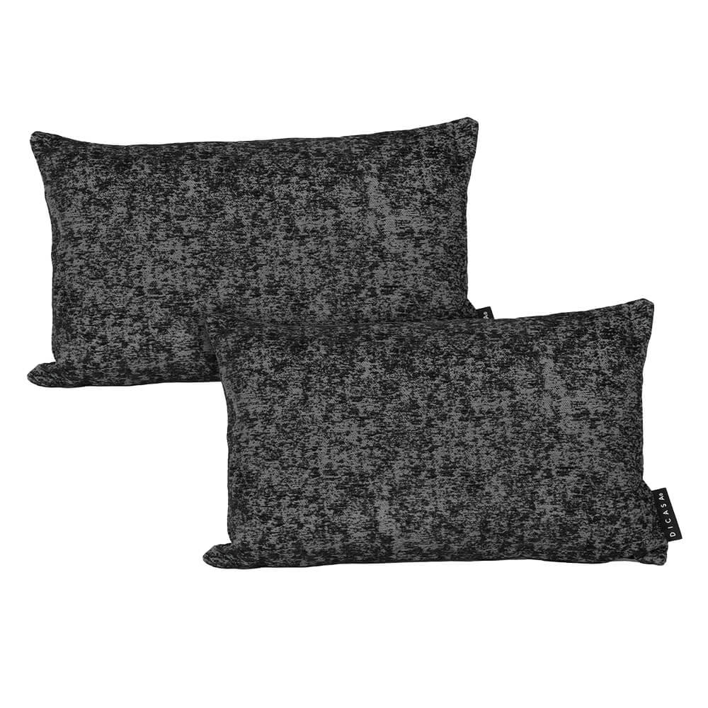 Foto 2 pulgar | Cojin Riñonera Decorativa Rectangular Set De 2 Delta Gris