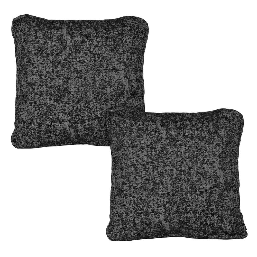 Foto 2 pulgar | Cojin Decorativo Cuadrado Grande Set De 2 Zita Gris