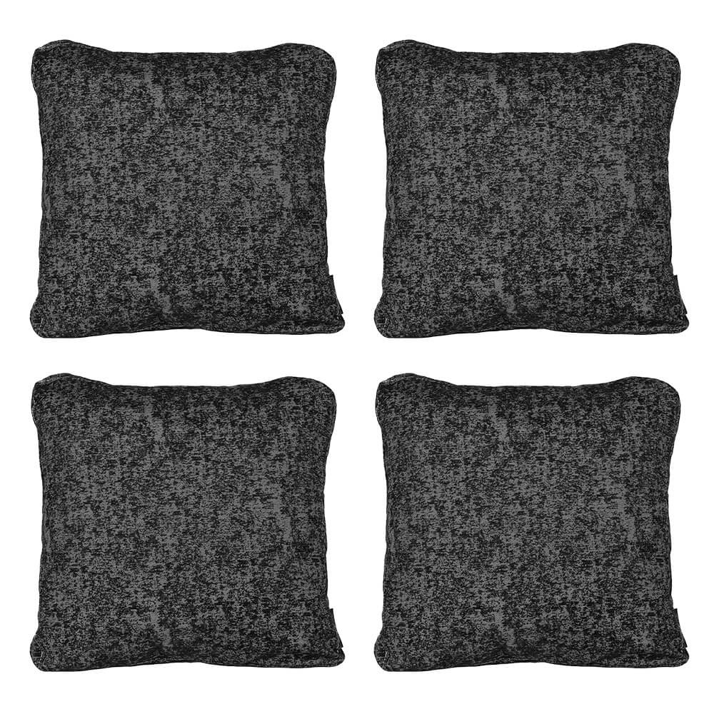 Foto 2 pulgar | Cojin Decorativo Cuadrado Grande Set De 4 Zita Gris