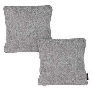 Foto 1 | Cojin Decorativo Cuadrado Grande Set De 2 Zita Acero