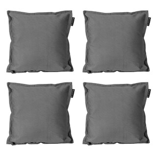 Foto 1 | Cojin Decorativo Cuadrado Set De 4 Kappa Gris