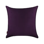 Cojín Decorativo Cuadrado Para Sala O Cama. Funda En Terciopelo Uva. Cierre Invisible