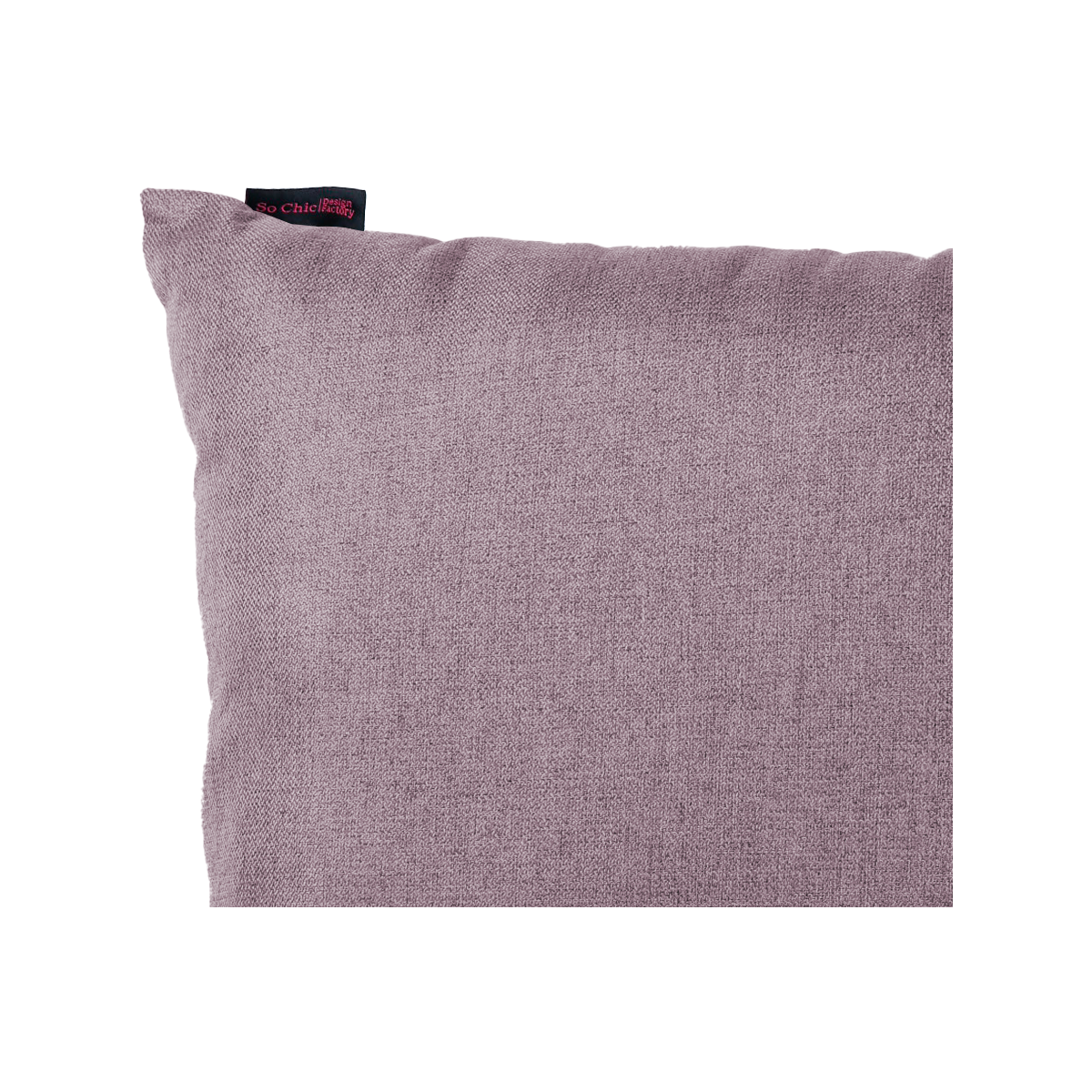 Foto 3 pulgar | Cojín Decorativo Rectangular Para Sala O Cama. Funda De Lino Rosa Con Cierre Invisible