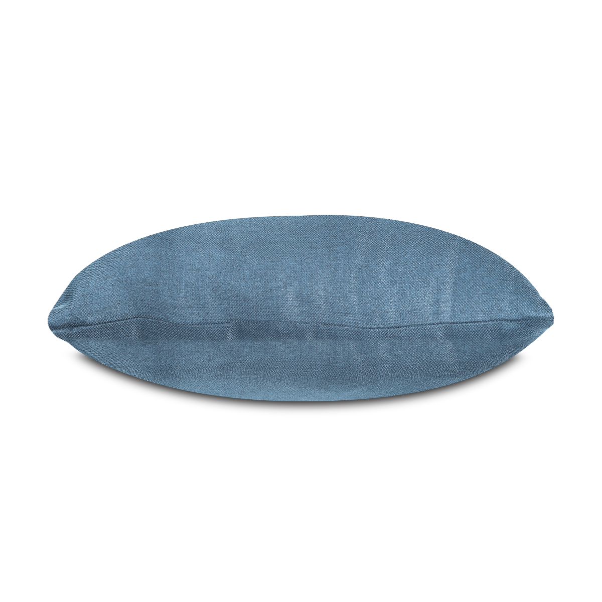 Foto 4 pulgar | Cojín Decorativo Rectangular Para Sala O Cama. Funda De Lino Azul Con Cierre Invisible