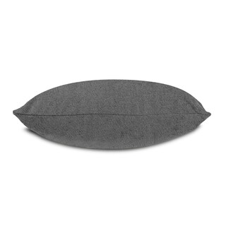 Foto 3 | Cojín Decorativo Rectangular Para Sala O Cama. Funda De Lino Gris Con Cierre Invisible