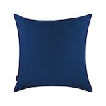Cojín Decorativo Cuadrado Para Sala O Cama. Funda En Terciopelo Azul. Cierre Invisible