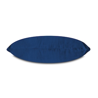 Foto 3 | Cojín Decorativo Cuadrado Para Sala O Cama. Funda En Terciopelo Azul. Cierre Invisible
