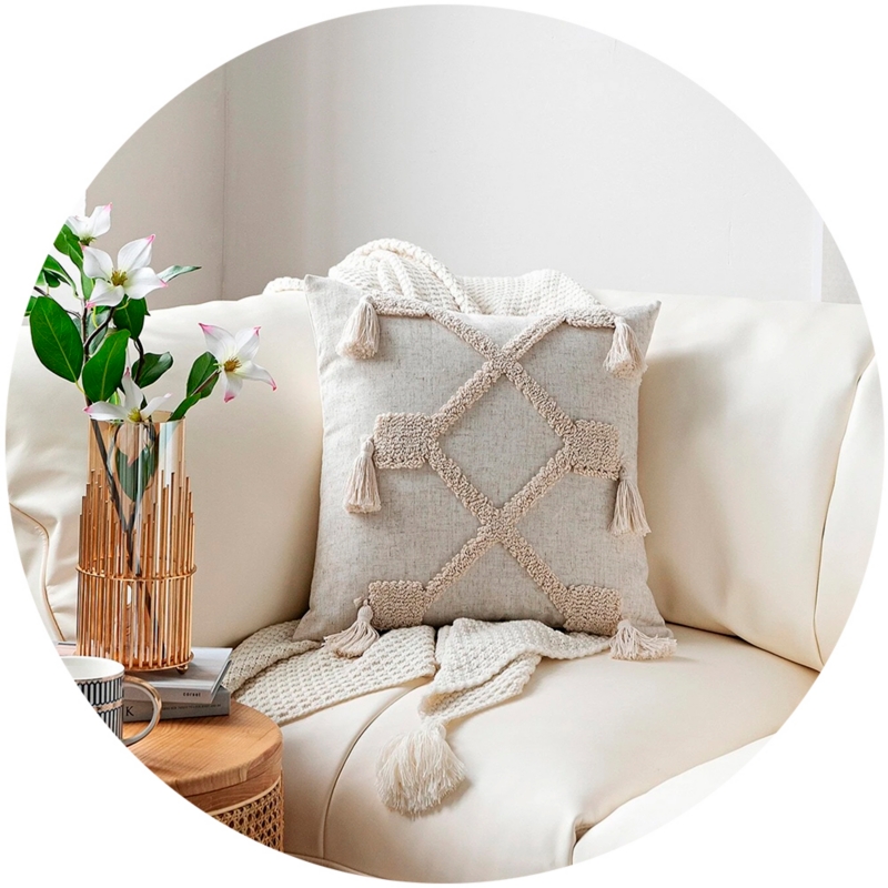 Foto 4 | Funda De Cojín Decorativa Con Diseño Marroquí, 45 X 45 Cm - Venta Internacional.