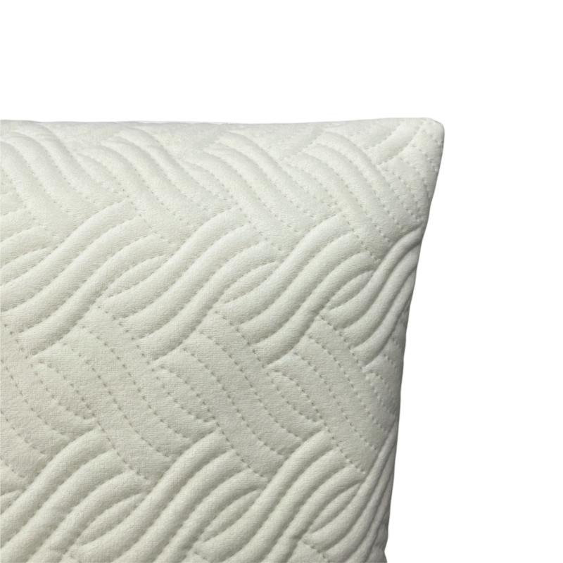 Foto 2 | Paquete De 2 Fundas De Cojín Acolchadas De Felpa De 45 X 45 Cm, Terciopelo Blanco Con Piel - Venta Internacional.