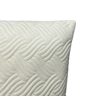 Foto 2 | Paquete De 2 Fundas De Cojín Acolchadas De Felpa De 45 X 45 Cm, Terciopelo Blanco Con Piel - Venta Internacional.