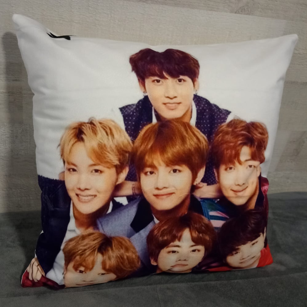 Foto 5 pulgar | Cojín De Felpa De 45 X 45 Cm, Extra Suave, K-pop Con Relleno - Venta Internacional.
