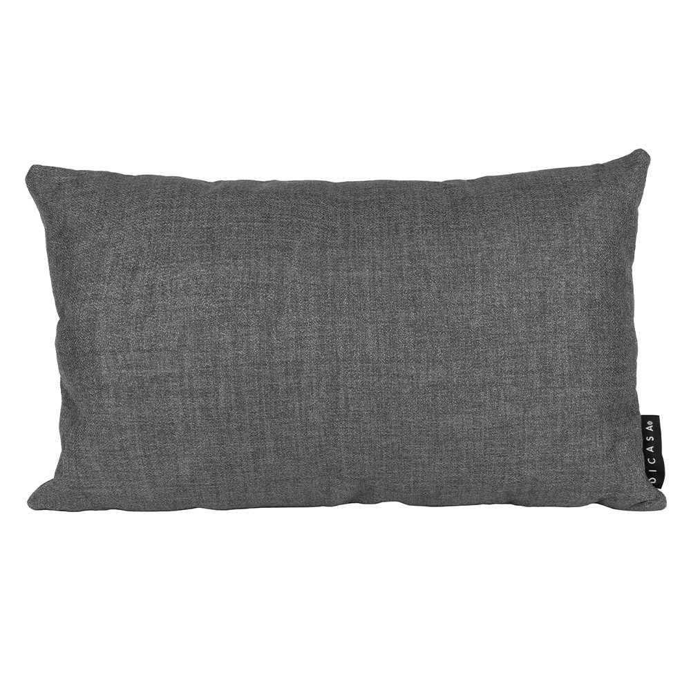 Foto 2 pulgar | Cojin Riñonera Decorativa Dicasa Delta Color Gris Oscuro Rectangular