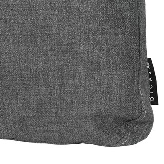 Foto 3 | Set De 4 Cojines Decorativos Dicasa Zita Color Gris Oscuro Cuadrado Grande
