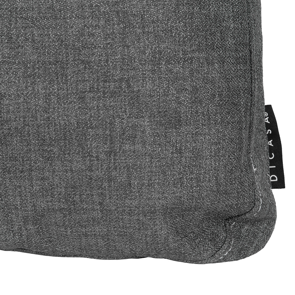 Foto 6 | Set De Cojines Dicasa Kappa Zita Delta Color Gris Oscuro 1cuadrado + 1cuad Gde Y 1rect