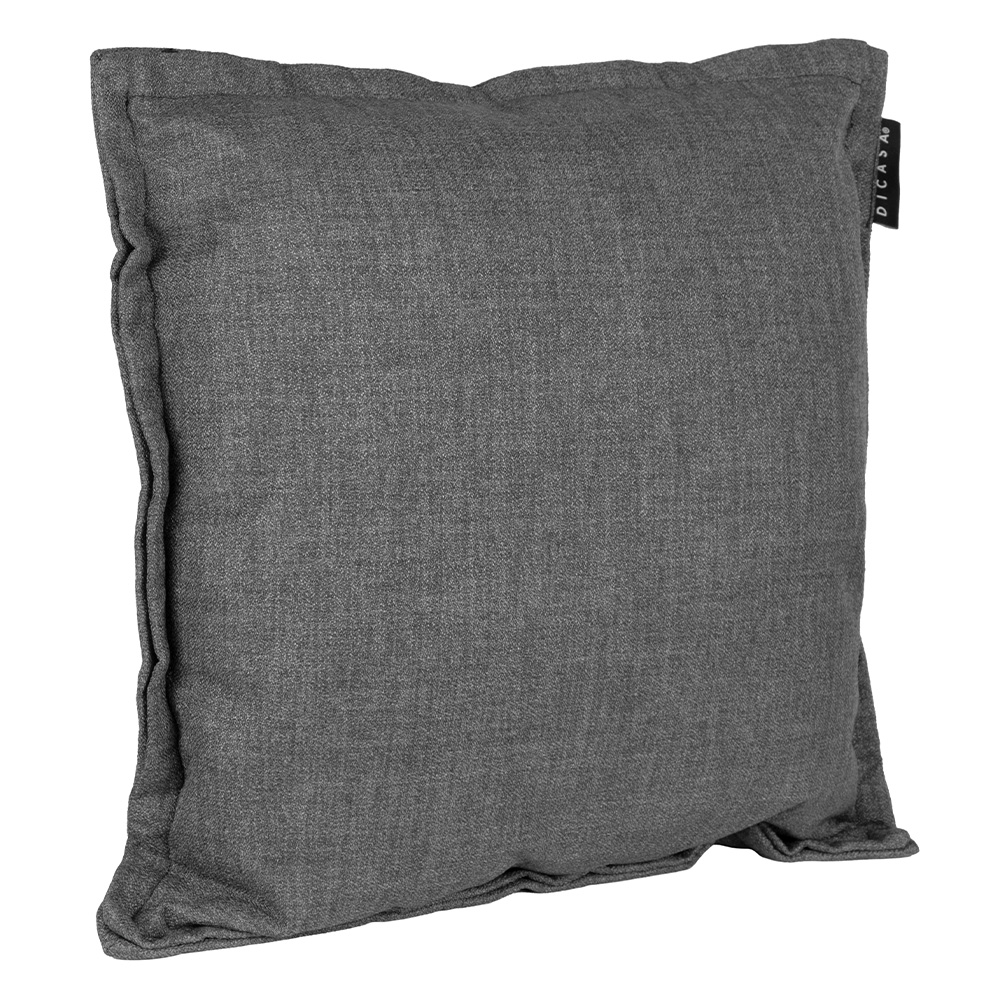 Foto 3 pulgar | Cojín Decorativo Dicasa Kappa Color Gris Oscuro Cuadrado