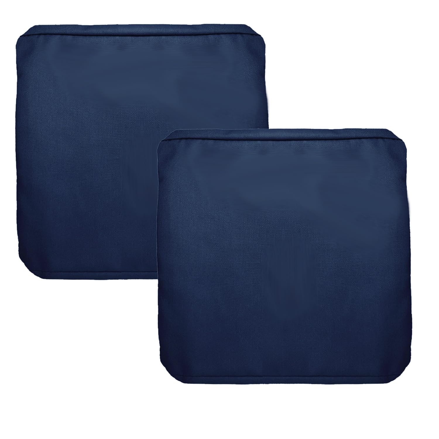 Foto 2 pulgar | Funda De Cojín Para Patio Flymei, Impermeable, 2 Paquetes De 21 X 19 X 8 Cm, Azul - Venta Internacional.