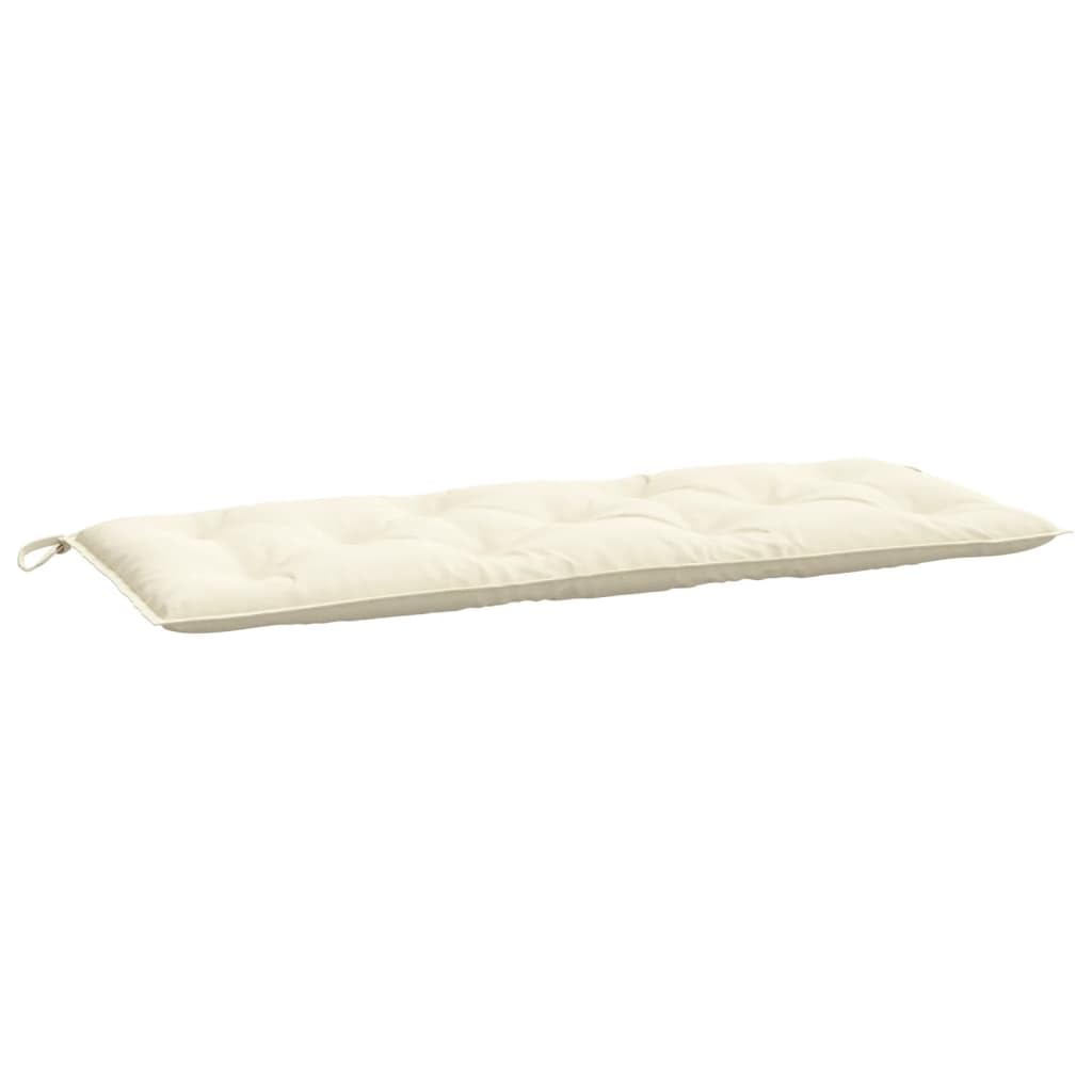 Foto 2 pulgar | Cojín Para Banco De Jardín Vidaxl, Tela Oxford Blanca Crema, 120 X 50 - Venta Internacional.