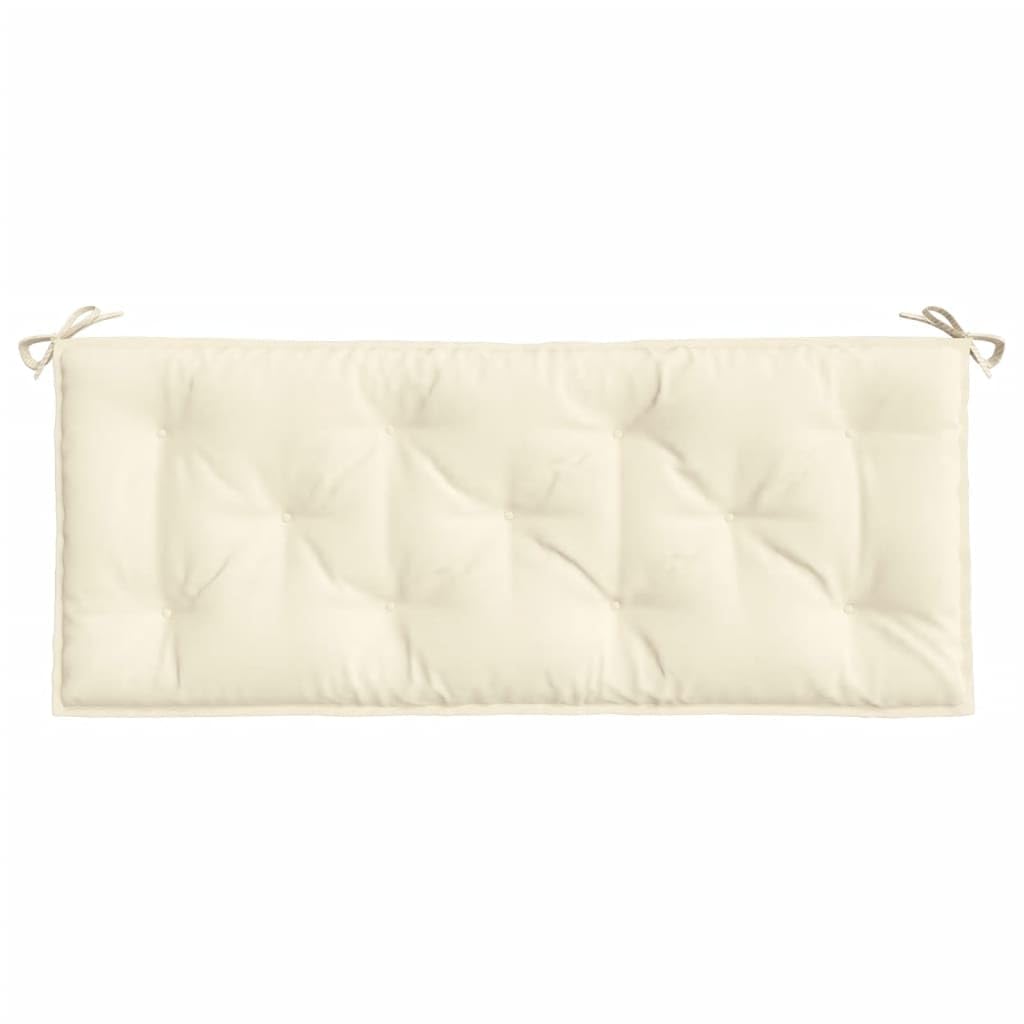 Foto 5 | Cojín Para Banco De Jardín Vidaxl, Tela Oxford Blanca Crema, 120 X 50 - Venta Internacional.
