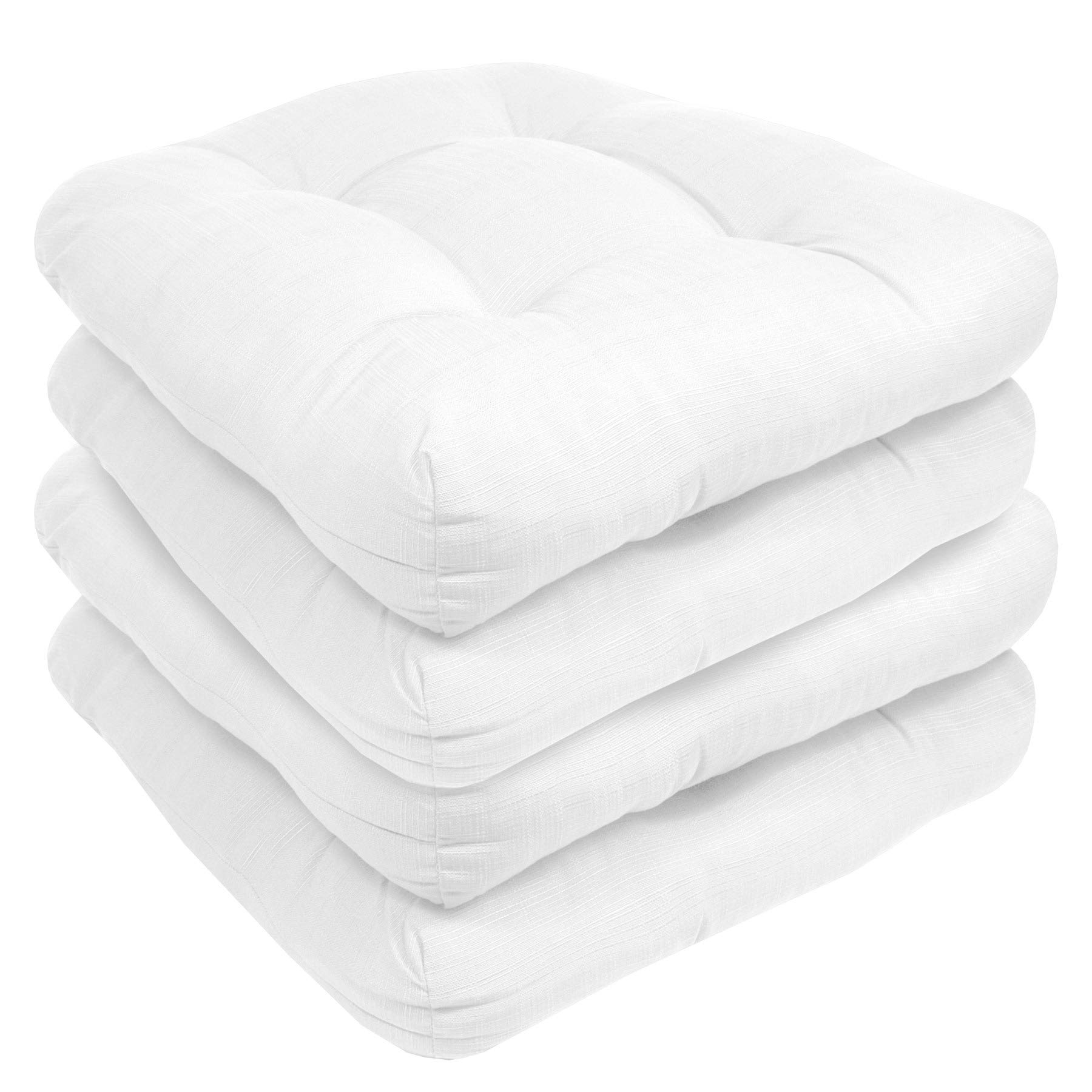 Foto 3 pulgar | Paquete De 4 Cojines Para Sillas De Patio, Colección Sweet Home, Color Blanco, 19 X 19 Cm - Venta Internacional.