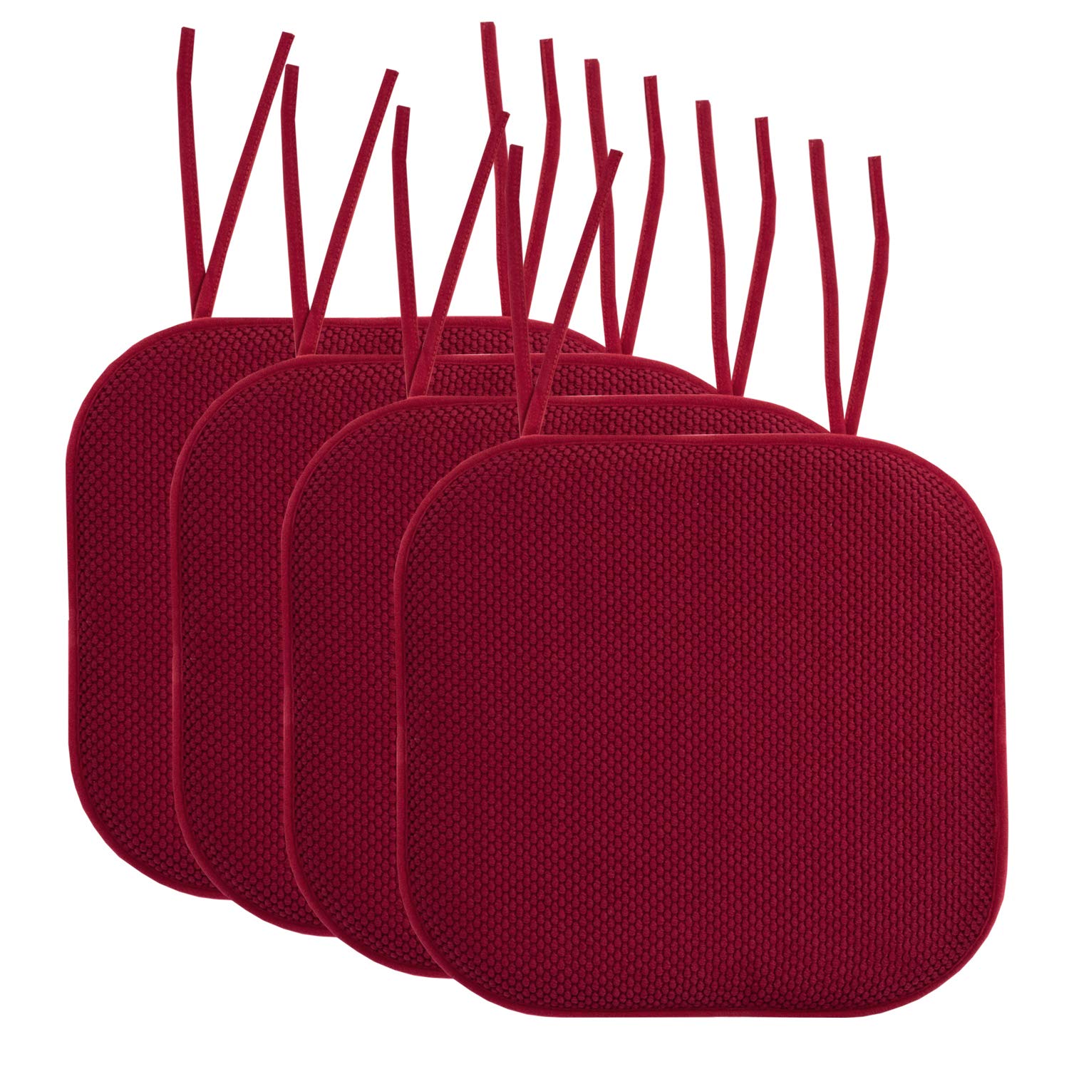 Foto 2 pulgar | Cojín Para Silla Sweet Home Collection, Espuma Viscoelástica, Paquete De 4 - Venta Internacional.