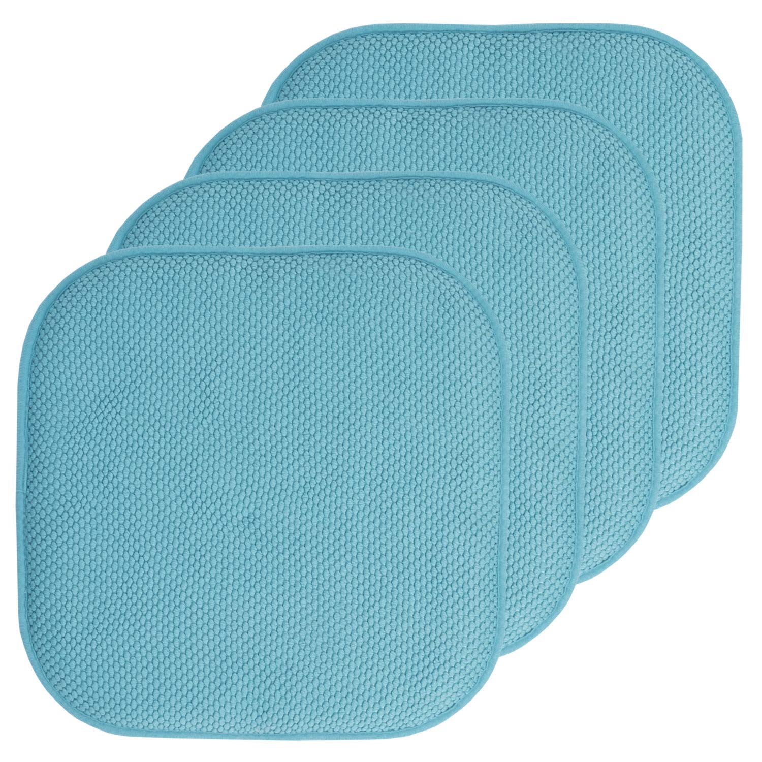 Foto 2 pulgar | Cojín Para Silla Sweet Home Collection, Espuma Viscoelástica, 40 X 40 Cm, Color Verde Azulado - Venta Internacional.