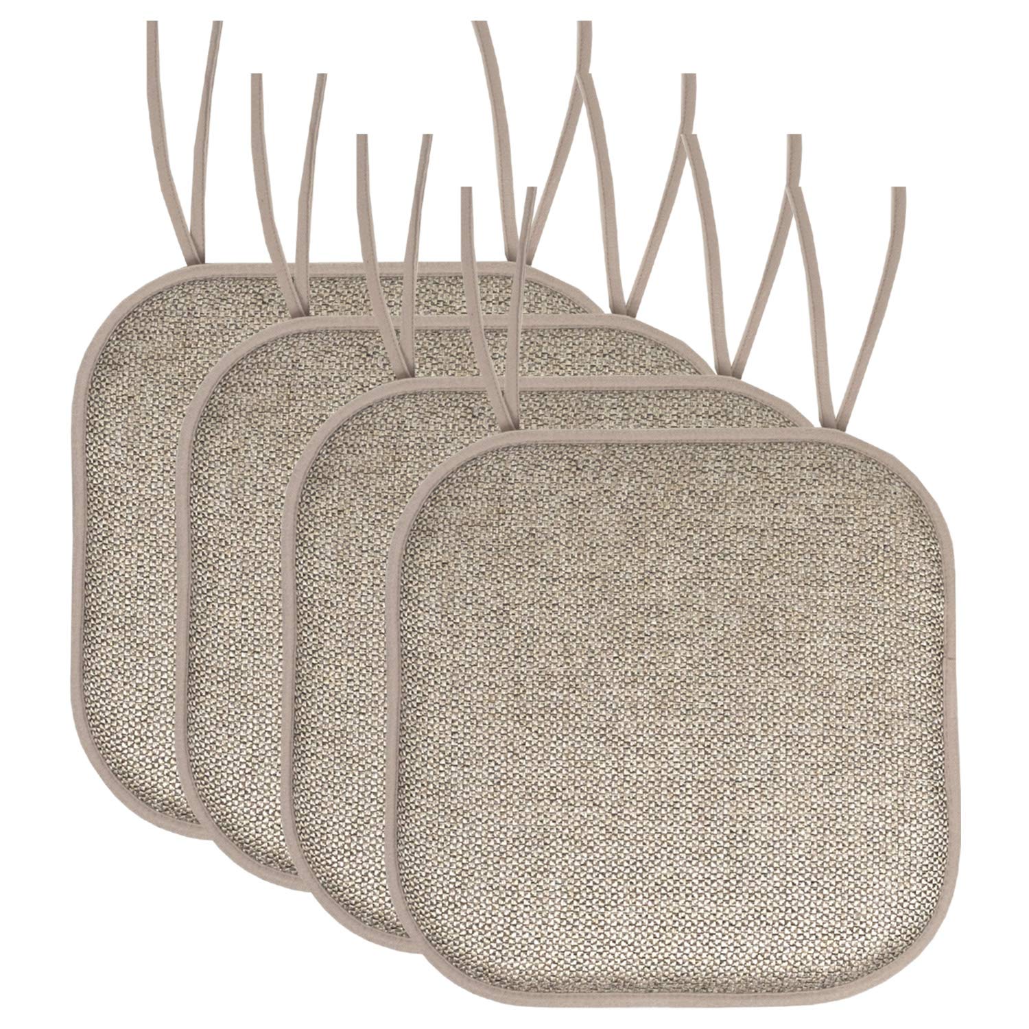 Foto 1 | Cojín Para Silla Sweet Home Collection, Espuma Viscoelástica, Paquete De 4 - Venta Internacional.