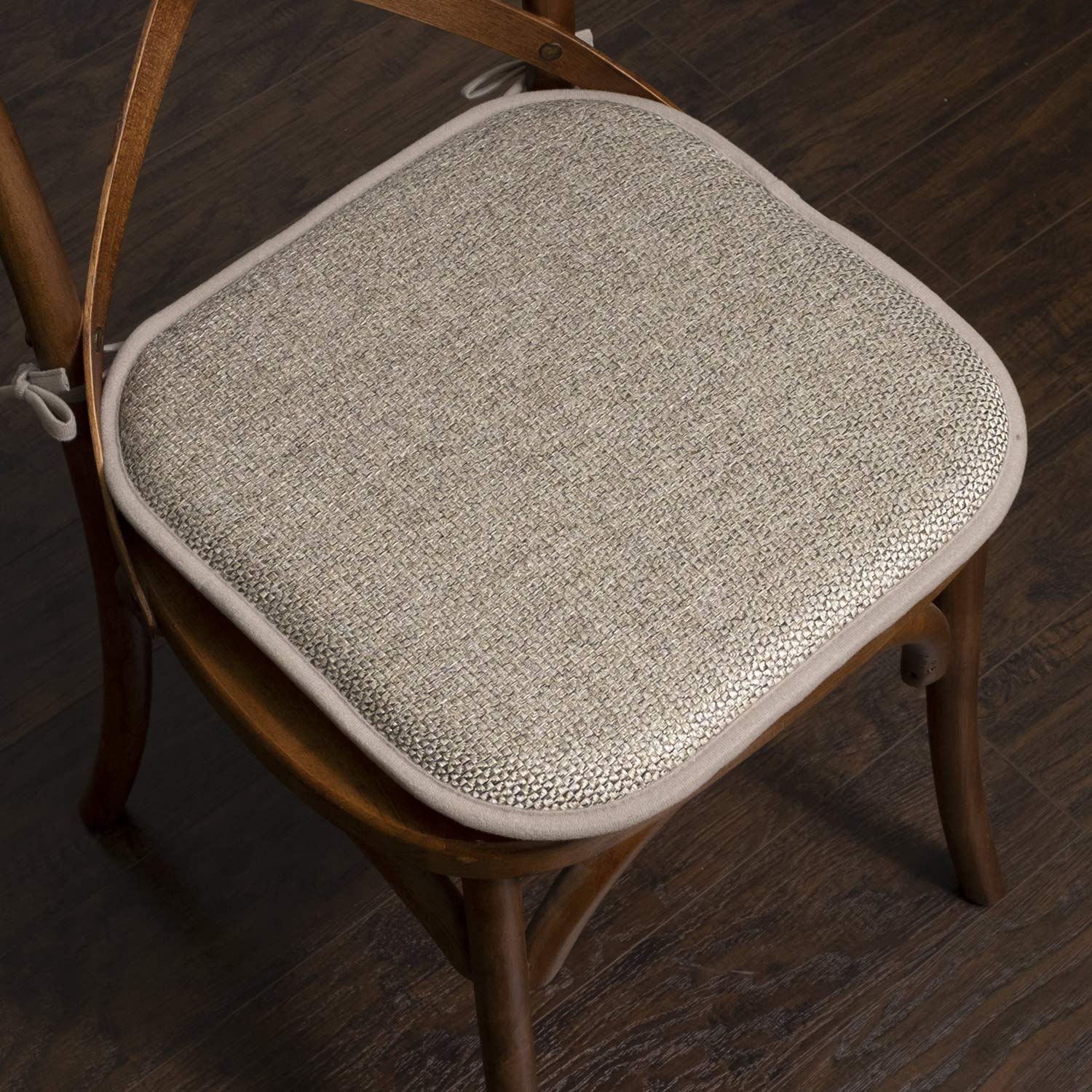 Foto 3 | Cojín Para Silla Sweet Home Collection, Espuma Viscoelástica, Paquete De 4 - Venta Internacional.