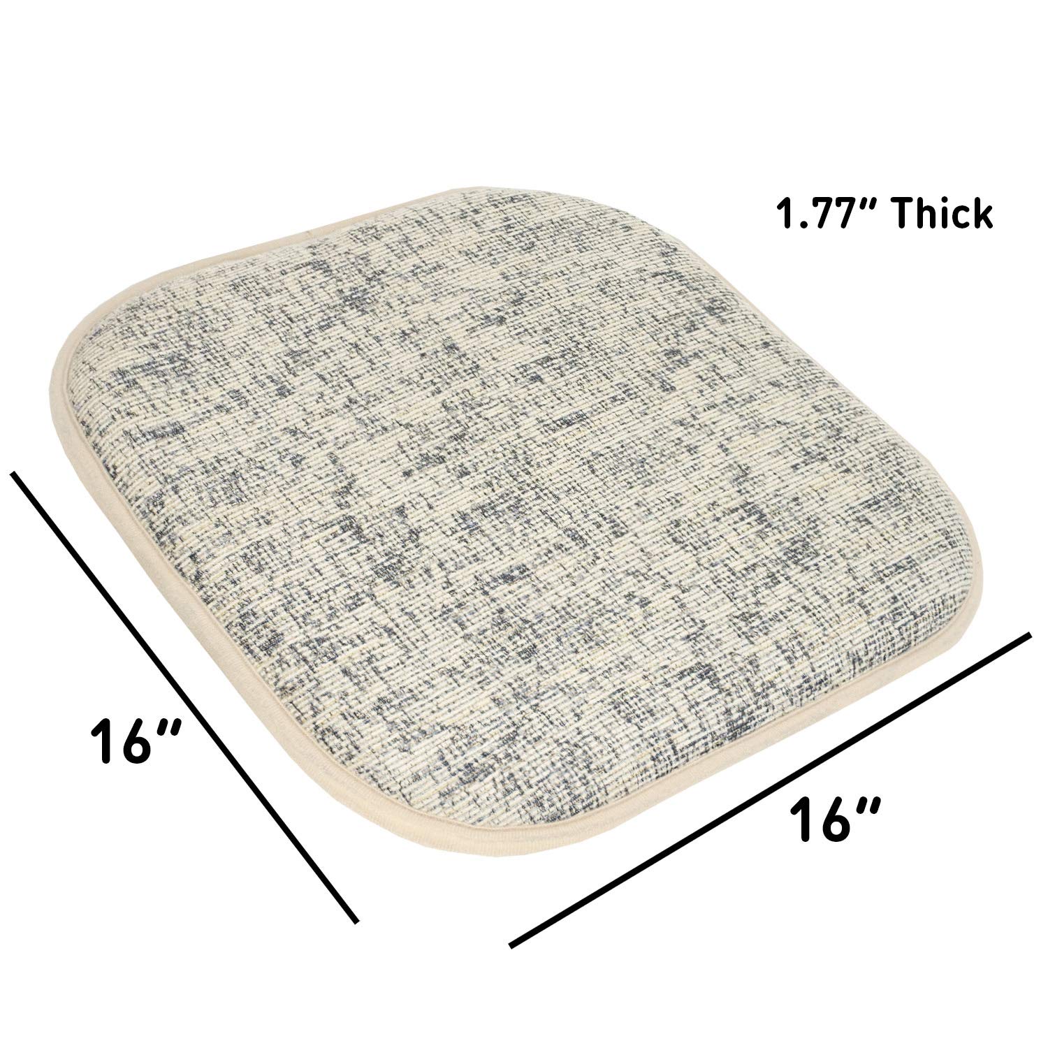 Foto 4 | Cojín Para Silla Sweet Home Collection, Espuma Viscoelástica, 40 X 40 Cm, Paquete De 4 - Venta Internacional.