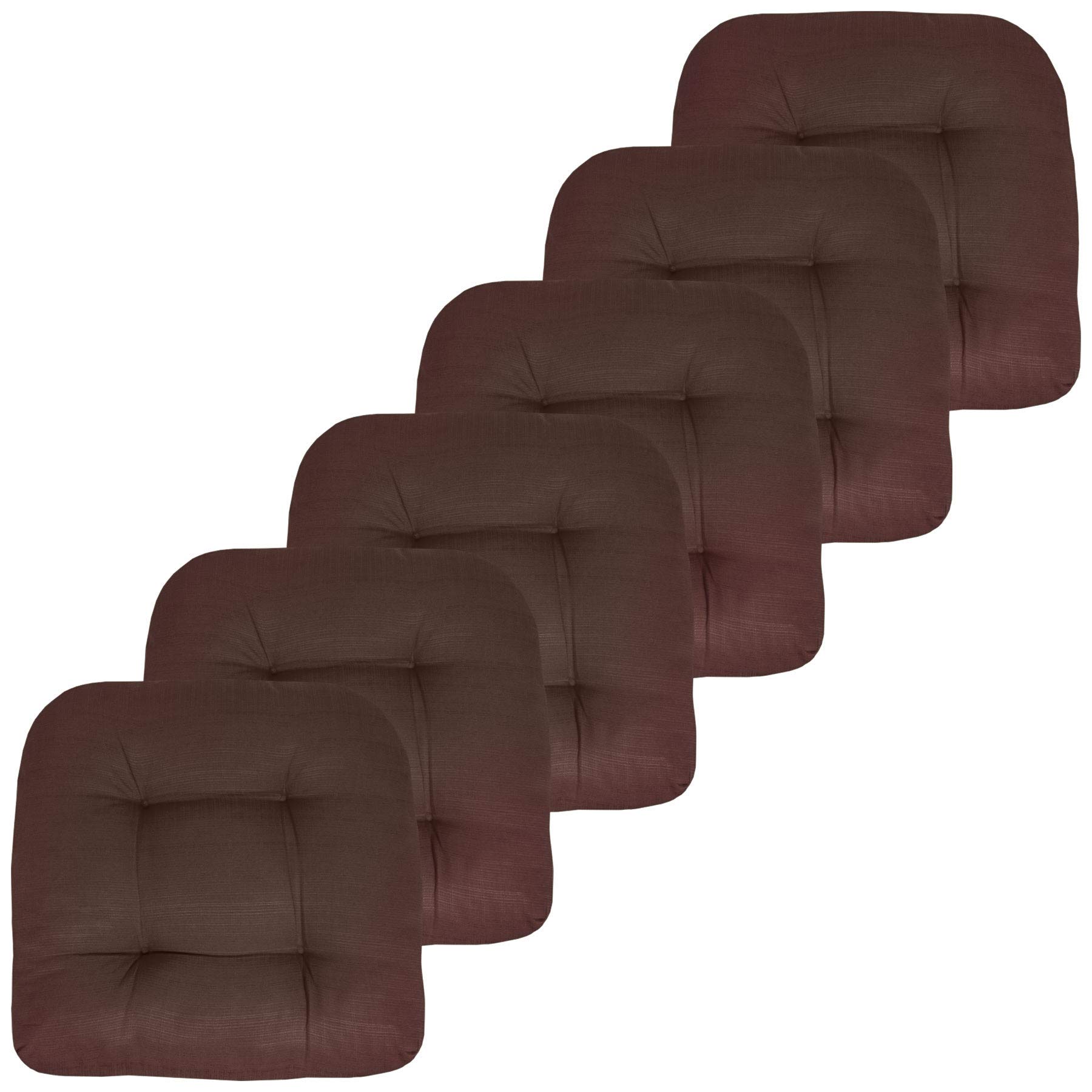 Foto 1 | Paquete De 6 Almohadillas Para Sillas De Patio, Colección Sweet Home, 19 X 19 Cm - Venta Internacional.
