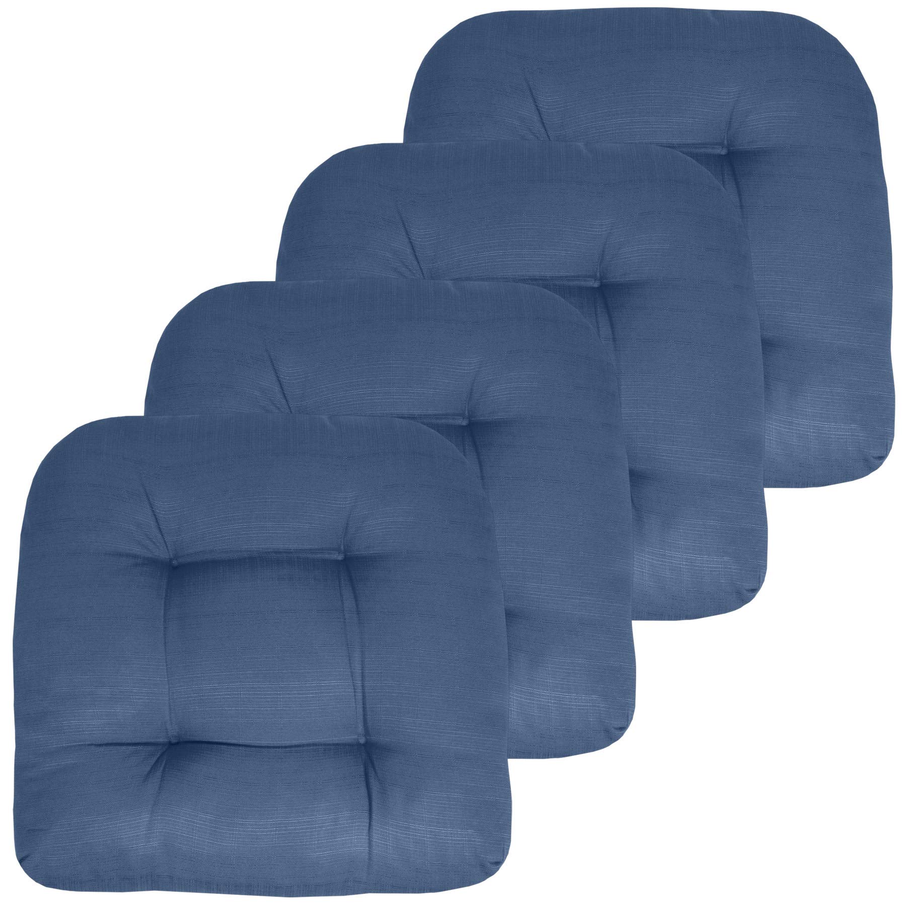 Foto 2 pulgar | Paquete De 4 Cojines Para Sillas De Patio, Colección Sweet Home, Color Azul, 19 X 19 Cm - Venta Internacional.