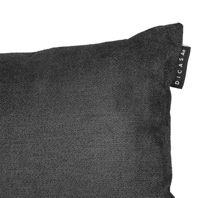 Foto 5 pulgar | Delta 50 X 30 Cm Cojin Riñonera Decorativa Rectangular Set De 4 Carnaby Oil Gris Carbon