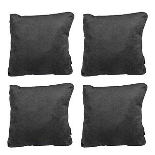 Foto 1 | Zita 45 X 45 Cm Cojin Decorativo Cuadrado Grande Set De 4 Carnaby Oil Gris Carbon
