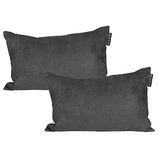 Foto 1 | Delta 50 X 30 Cm Cojin Riñonera Decorativa Rectangular Set De 2 Carnaby Oil Gris Carbon
