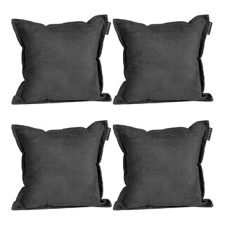 Foto 1 | Kappa 45 X 45 Cm Cojin Decorativo Cuadrado Set De 4 Carnaby Oil Gris Carbon