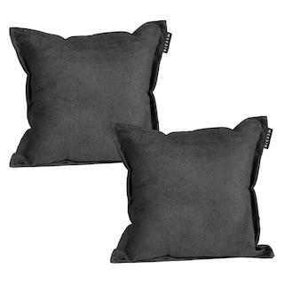 Foto 1 | Kappa 45 X 45 Cm Cojin Decorativo Cuadrado Set De 2 Carnaby Oil Gris Carbon
