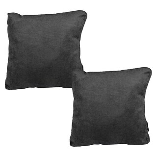 Foto 1 | Zita 45 X 45 Cm Cojin Decorativo Cuadrado Grande Set De 2 Carnaby Oil Gris Carbon