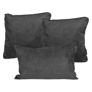 Foto 1 | Delta Zita 45x45 + 50x30 Cm Set De 3 Cojines Carnaby Oil Gris Carbon