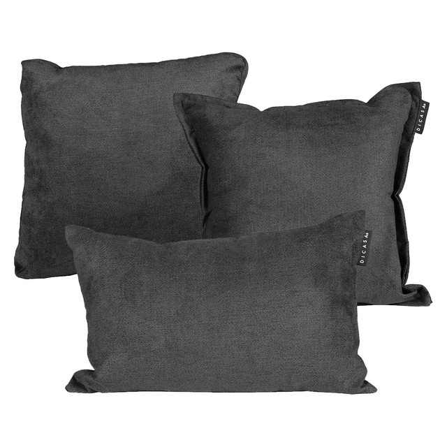 Foto 2 pulgar | Kappa Zita Delta 45x45 + 45x45 + 50x30 Cm Set De 3 Cojines Carnaby Oil Gris Carbon