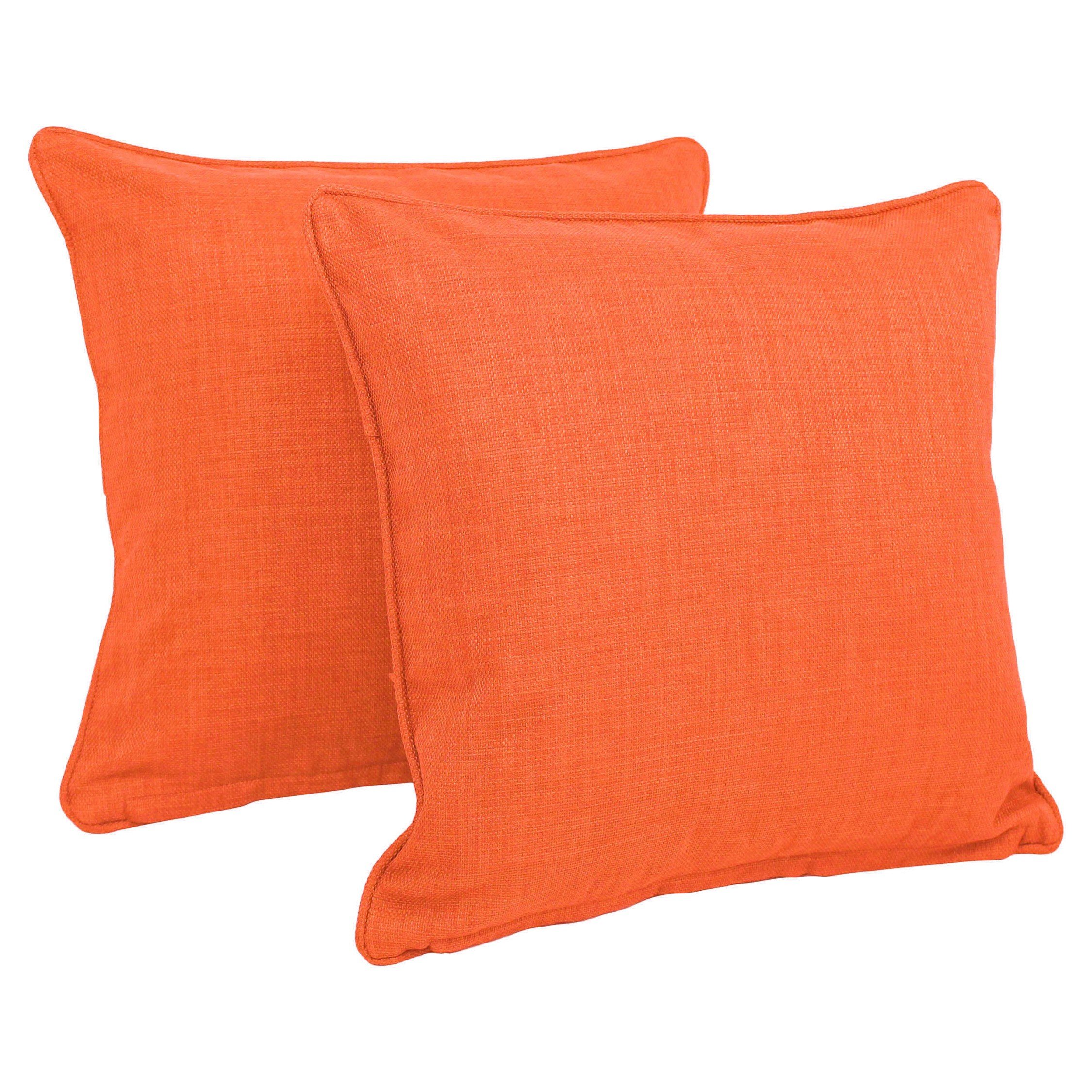 Foto 2 pulgar | Cojín Blazing Needles Para Interiores Y Exteriores, 45 Cm, Color Mandarina, 2 Unidades - Venta Internacional.