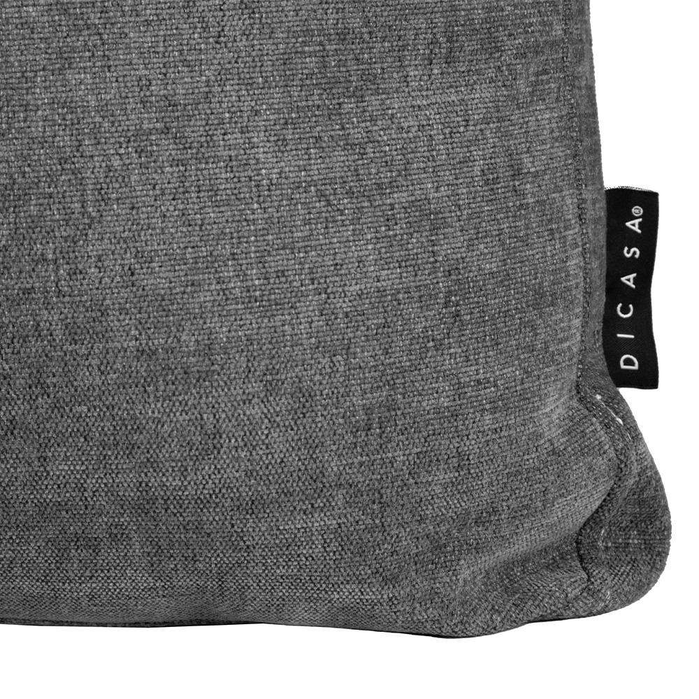 Foto 5 pulgar | Set De 3 Cojínes Dicasa 1 Rectangular Y 2 Cuadrados Grandes Color Dark Grey